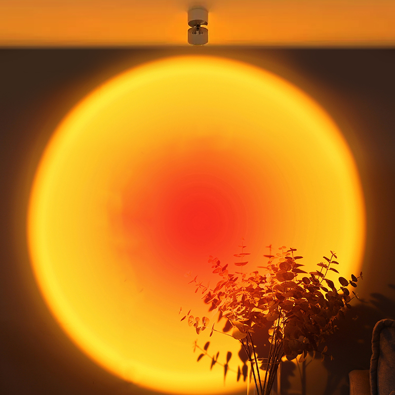 Sunset Lamp Projection - LED 일몰 스포트라이트 천장 조명 COB