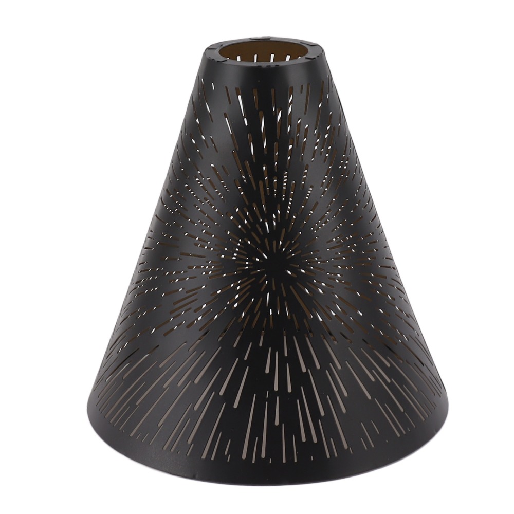 Geometric Lamp Shade - 현대적인 철제 램프갓 기하학적 패턴 중간