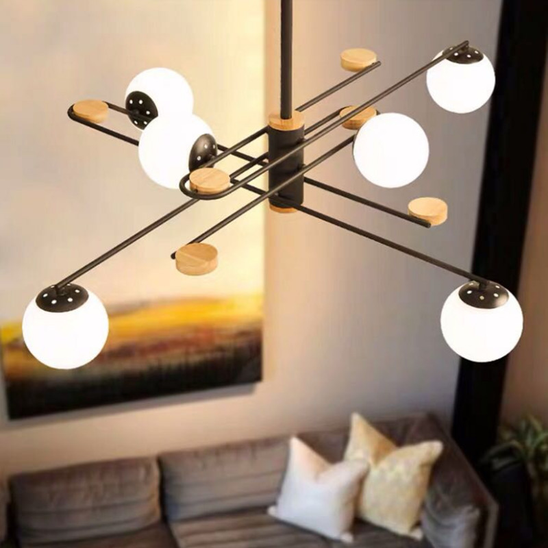 Geometric Lamp Shade - 기하학적 마법의 콩 유리 램프, 현대