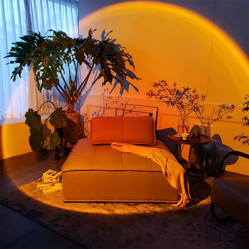 USB 일몰 프로젝션 램프 무지개 분위기 야간 조명 일 - Sunset Lamp Projection 리뷰 및 가격