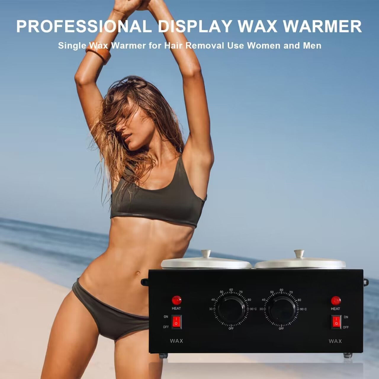 듀얼 왁스 냄비 전문 전기 왁스 히터 기계 제모를위한  - Wax Melter Electric 리뷰 및 가격