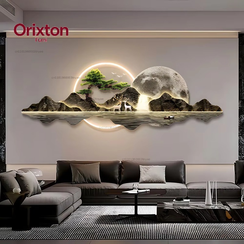 도매 가정용 LED 조명 벽 예술 캔버스 벽 장식 3D - Home Decor Lighting Wholesale 리뷰 및 가격