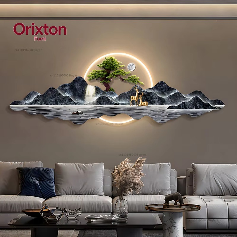 도매 가정용 LED 조명 벽 예술 캔버스 벽 장식 3D - Home Decor Lighting Wholesale 리뷰 및 가격