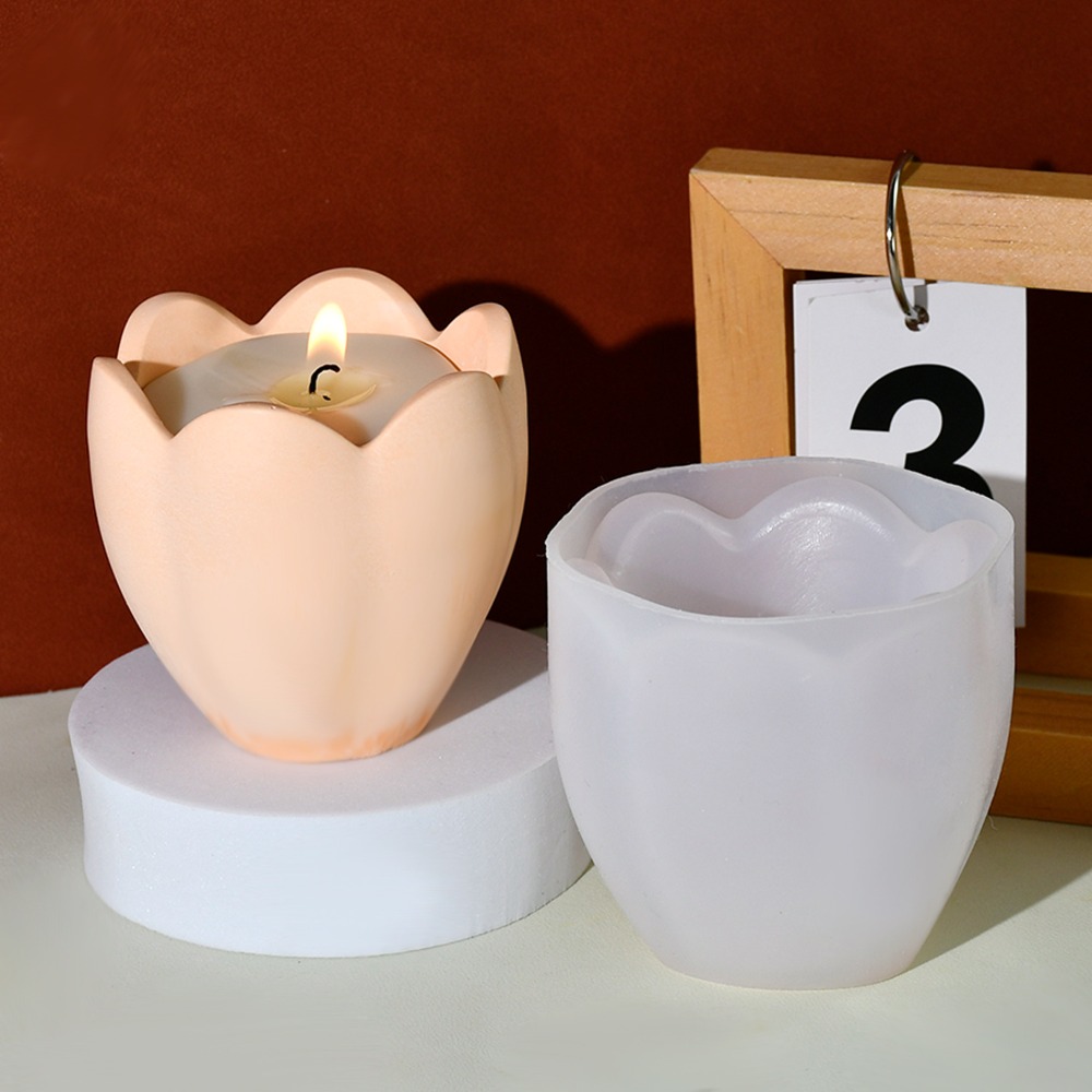 튤립 양초 거치대 실리콘 몰드, 꽃 송진 비누 상자 만 - Candle Holder Set 리뷰 및 가격