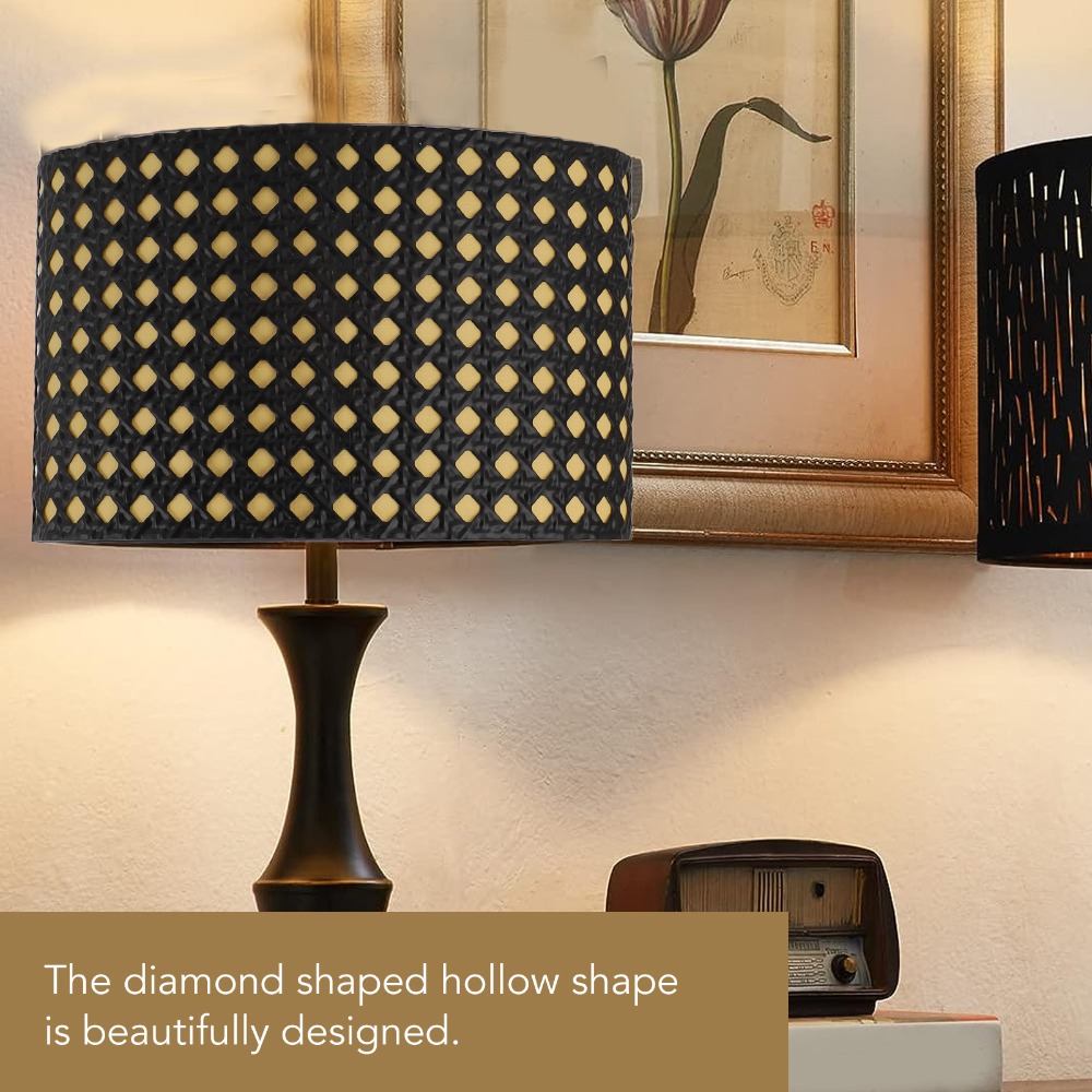 현대적인 철제 램프갓 기하학적 패턴 중간 크기 램프 커 - Geometric Lamp Shade 리뷰 및 가격