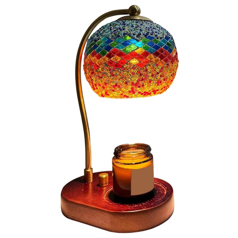 A93Z 스테인드 글라스 전기 캔들 워머 램프 - 디머 - Wax Melter Electric 리뷰 및 가격