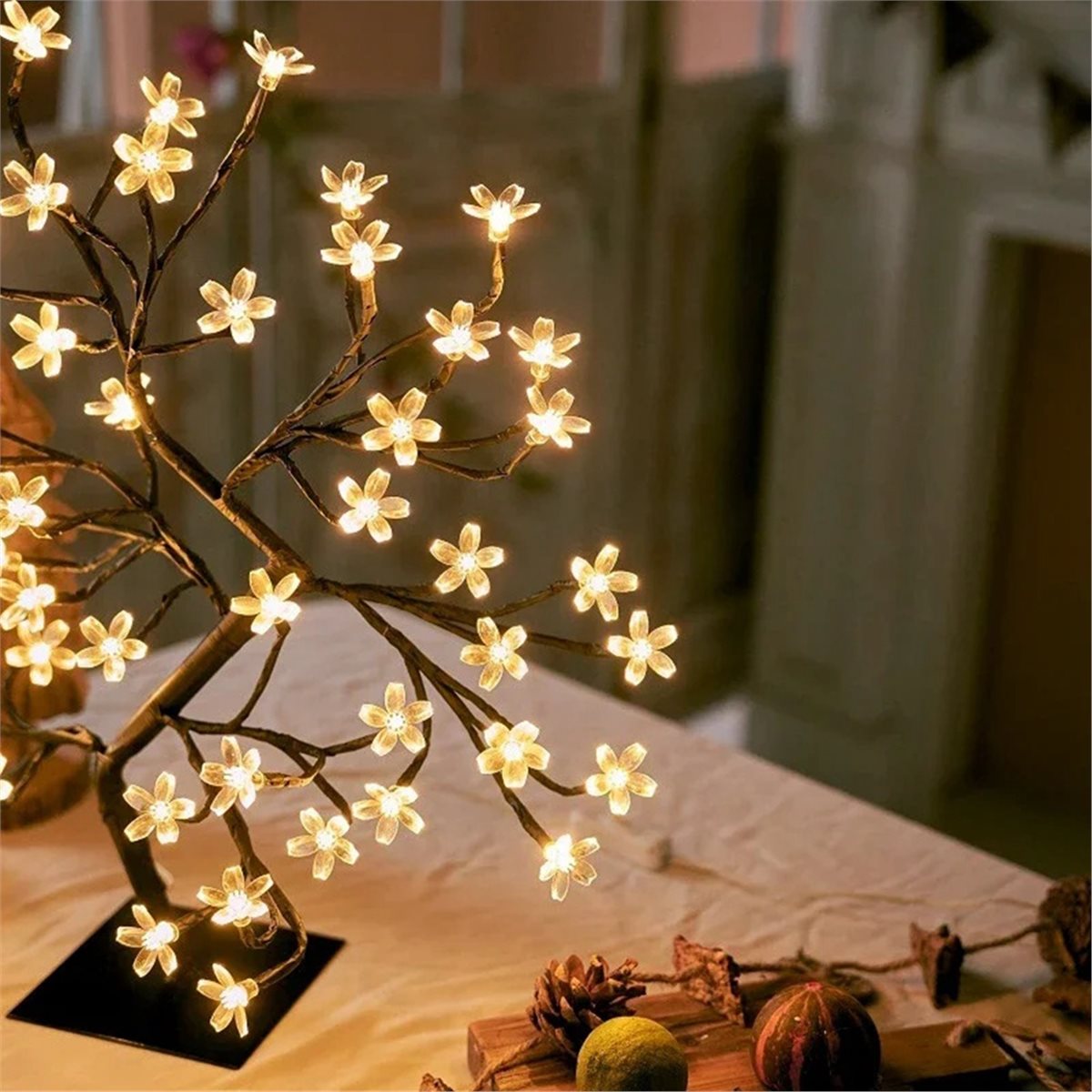 대폭 할인 LED 테이블 램프 벚꽃 데스크탑 룸 침실  - Decor Lighting Discount 리뷰 및 가격