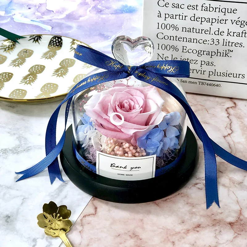 미녀와 야수 저장 발렌타인 데이 선물 독점 유리 로즈  - Decor Timeless Lighting 리뷰 및 가격