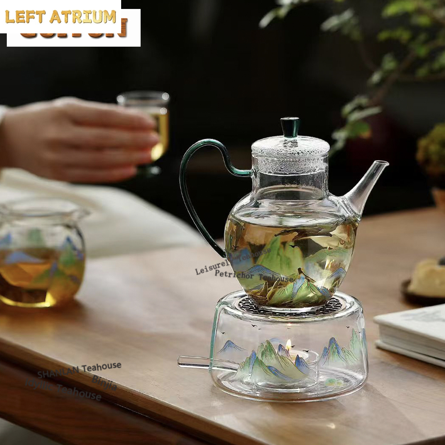 두꺼운 내열 유리 차 보온기 홀더 캔들 히터 스토브 주 - Candle Holder Set 리뷰 및 가격