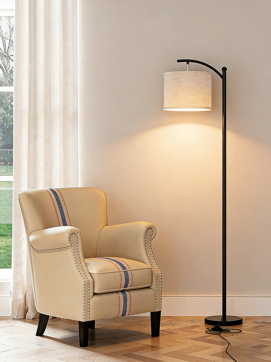 모던 북유럽 스타일 패브릭 플로어 램프 LED 스탠딩  - Floor Lamp Tripod 리뷰 및 가격