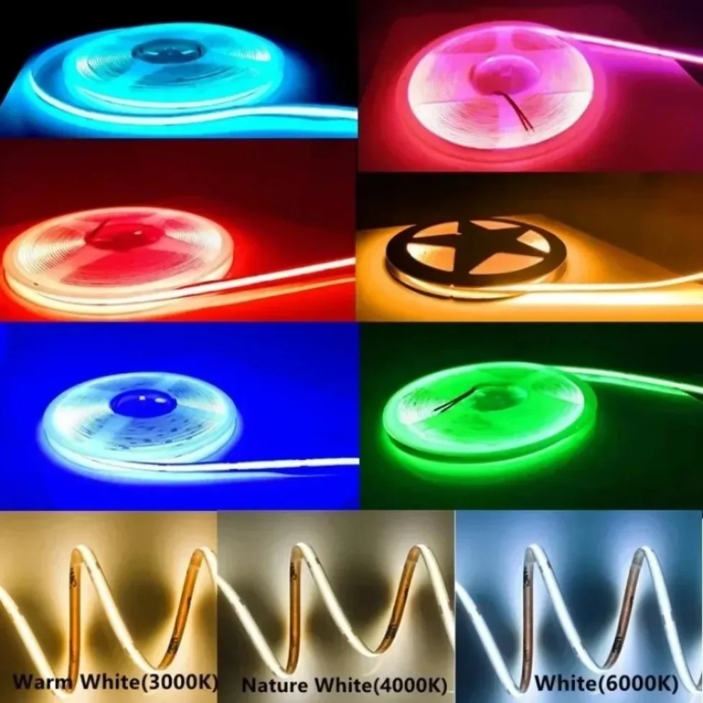 COB LED 스트립 DC12V/24V 320LED/M - Lighting Decor And More 리뷰 및 가격