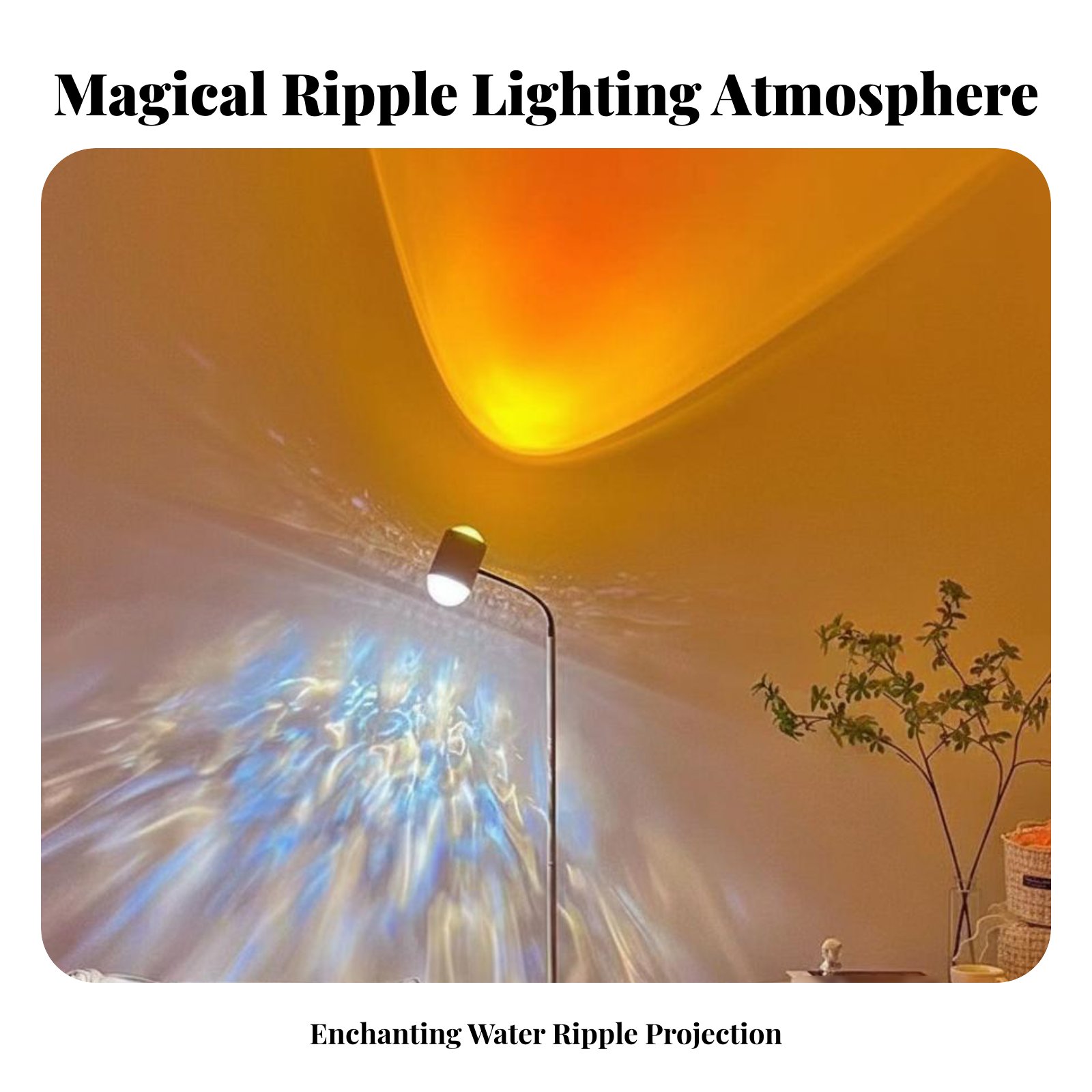 일몰 물결무늬 플로어 램프, 모던 미니멀리스트 무드등, - Sunset Lamp Projection 리뷰 및 가격