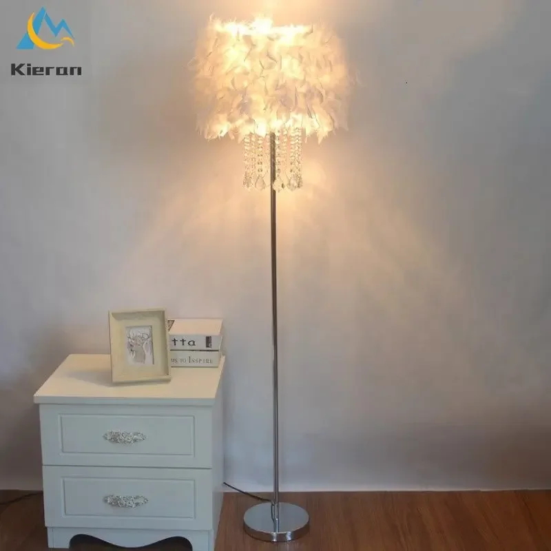 북유럽 현대 크리스탈 LED 플로어 라이트 침실 연구  - Floor Lamp Tripod 리뷰 및 가격