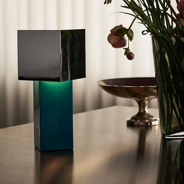 충전식 기하학적 금속 데스크 램프, 회전 가능한 갓,  - Geometric Lamp Shade 리뷰 및 가격