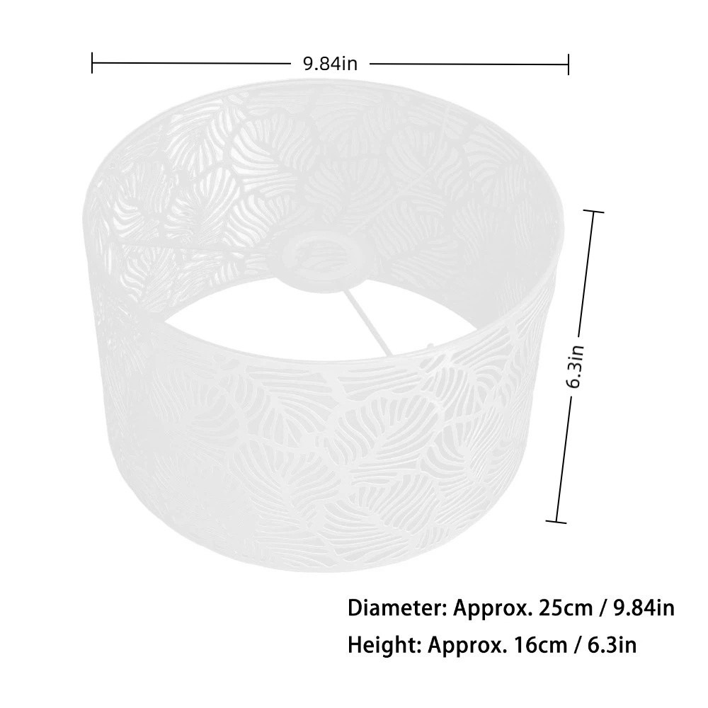 현대적인 철제 램프갓 기하학적 패턴 중간 크기 샹들리에 - Geometric Lamp Shade 리뷰 및 가격