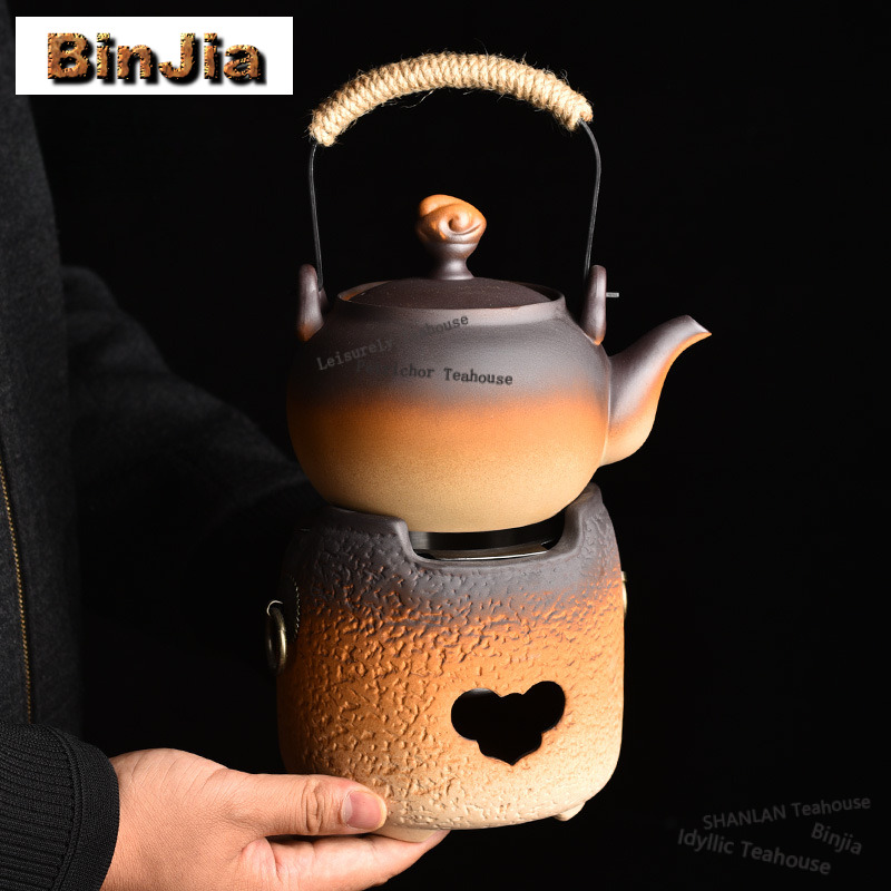 원시 도자기 높이 손잡이가 있는 냄비 차 보온기 홀더  - Candle Holder Set 리뷰 및 가격