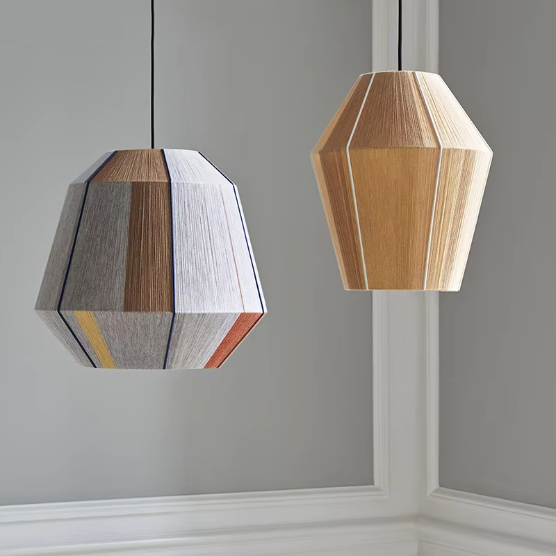 라탄 펜던트 조명 보헤미안 기하학적 디자인의 행잉 램프 - Geometric Lamp Shade 리뷰 및 가격