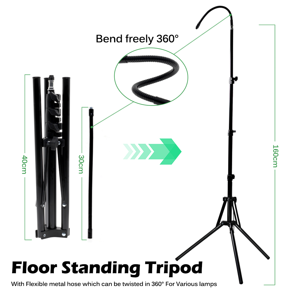 조정 가능한 60-160cm 금속 바닥 삼각대, LED - Floor Lamp Tripod 리뷰 및 가격
