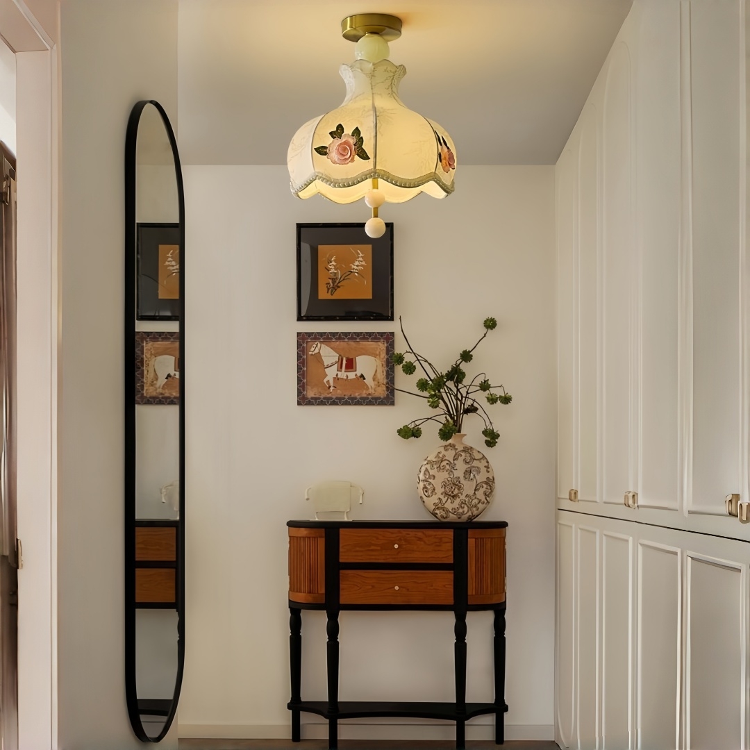 우아한 장미 샹들리에, 낭만적인 프랑스 레트로 스타일, - Decor Timeless Lighting 리뷰 및 가격