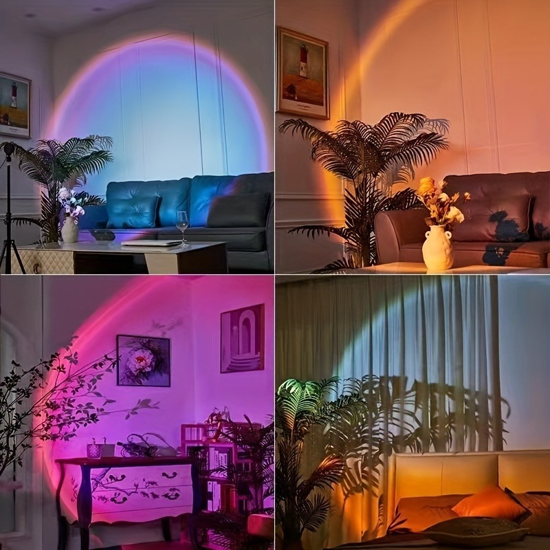 1개 생생한 일몰 프로젝션 조명 - 16색 스펙트럼,  - Sunset Lamp Projection 리뷰 및 가격