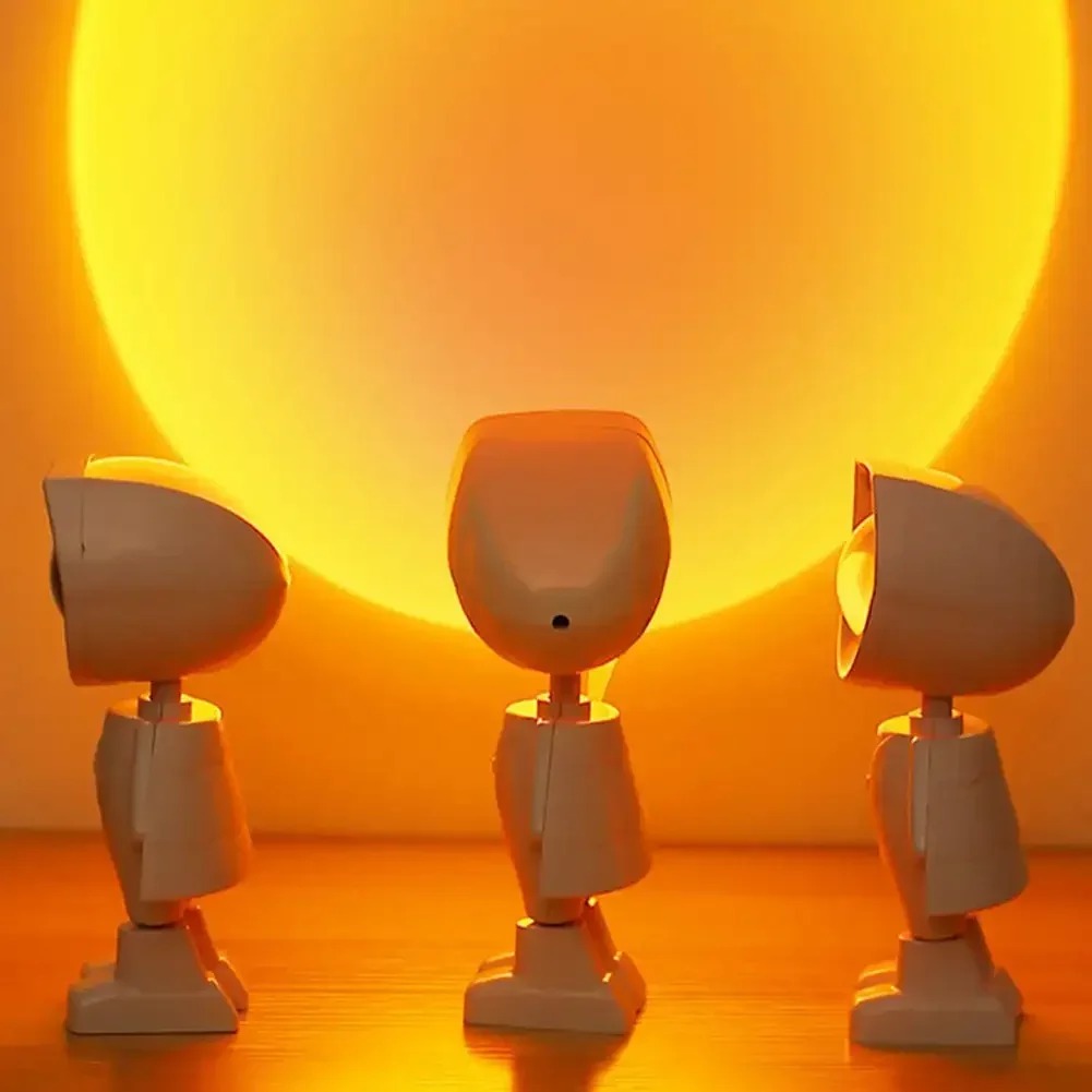 우주 비행사 로봇 레인보우 프로젝션 태양 램프, 테이블 - Sunset Lamp Projection 리뷰 및 가격