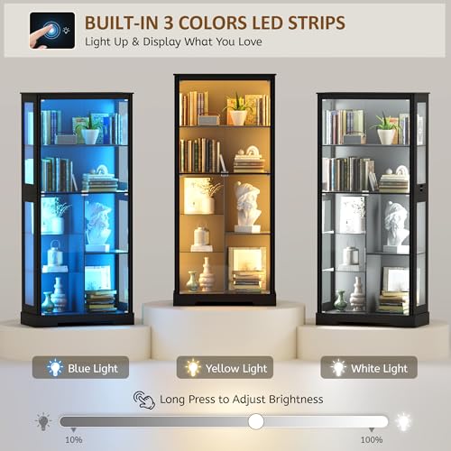 71인치 유리 진열장(RGB 조명 포함, 수집품용) - - Lighting & Home Decor Studio 리뷰 및 가격