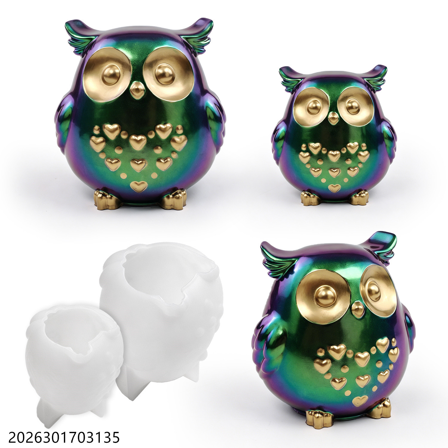 올빼미 실리콘 몰드 3D 새 모양 세트 DIY 에폭시  - Candle Holder Set 리뷰 및 가격