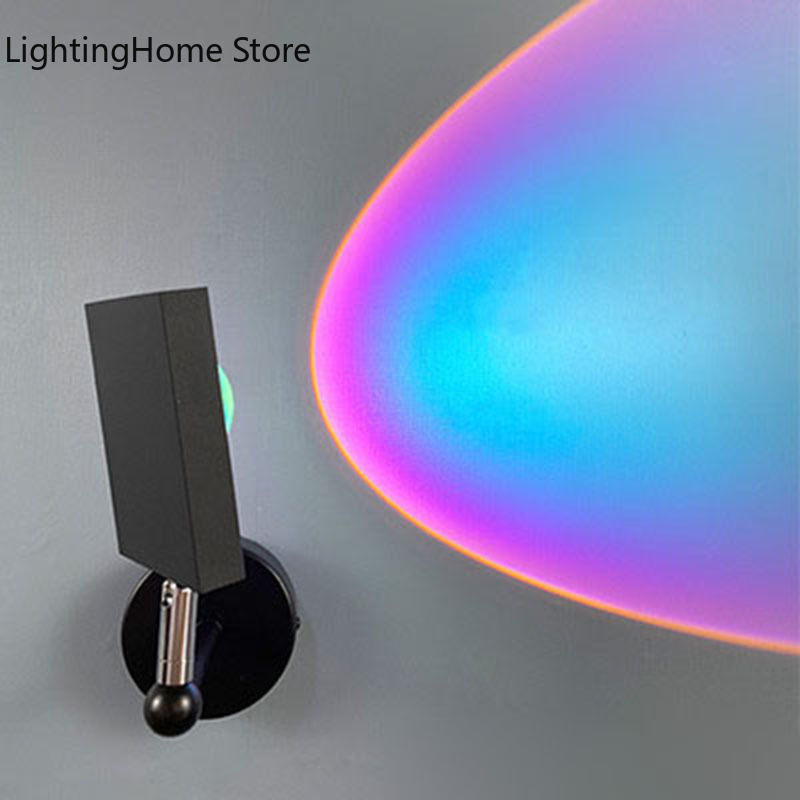 일몰 무지개 투영 벽 램프 그물 붉은 장식 분위기 벽  - Sunset Lamp Projection 리뷰 및 가격