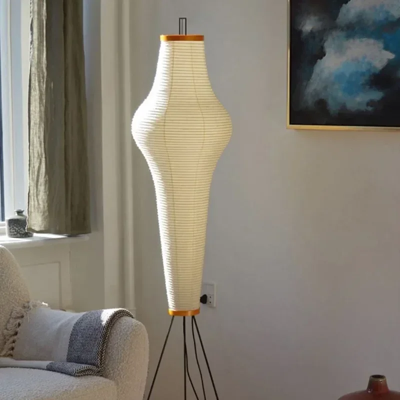 일본 아카리 노구치 라이스 페이퍼 플로어 램프 LED  - Floor Lamp Tripod 리뷰 및 가격
