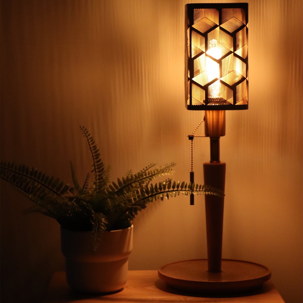 현대적인 철제 램프갓 기하학적 패턴 중간 크기 샹들리에 - Geometric Lamp Shade 리뷰 및 가격