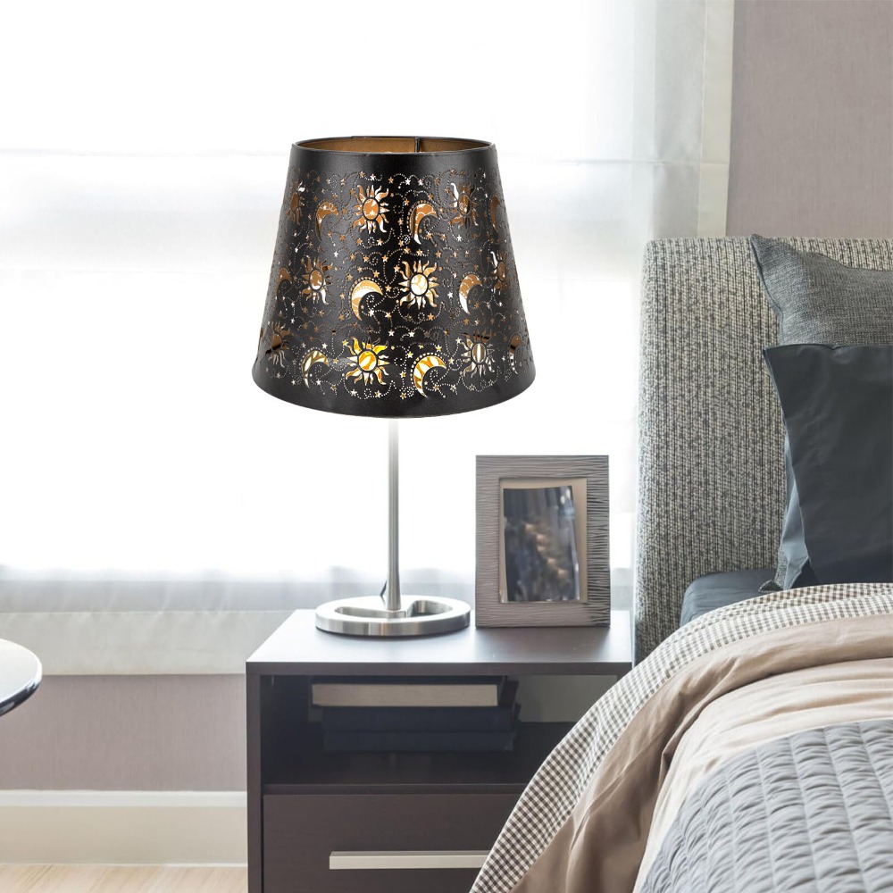 현대적인 철제 램프갓 기하학적 패턴 중간 크기 램프 커 - Geometric Lamp Shade 리뷰 및 가격